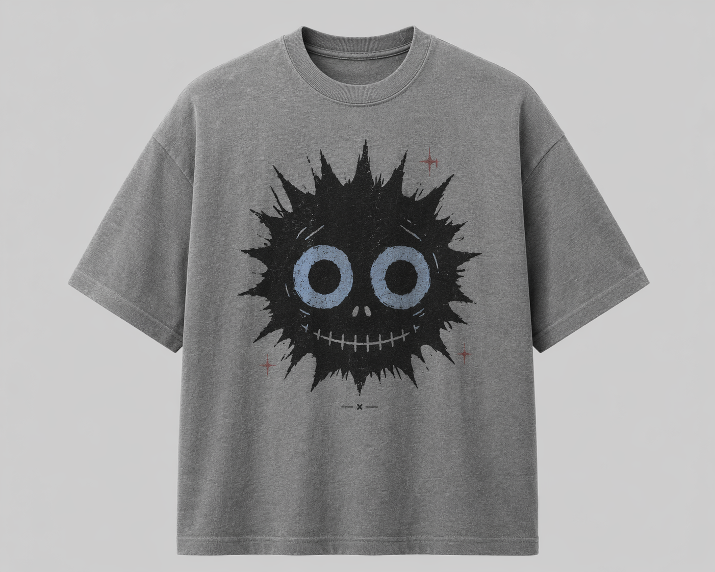 Blue-Eyed Static Face