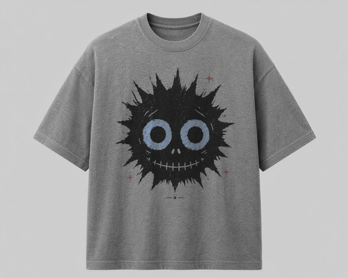 Blue-Eyed Static Face
